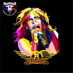 detaliu tricou Steven Tyler