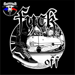 detaliu tricou fuck off