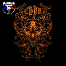 detaliu tricou lupul CPDR