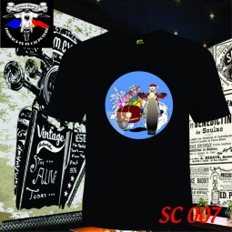 Exemplu tricou hanorac personalizat negru SideCar Christmas