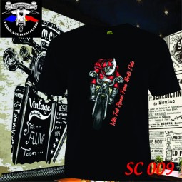 Exemplu tricou negru hanorac pesonalizat craziun motociclete With full speed from north pole