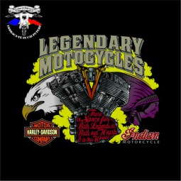 detaliu tricou legendary motorcycles
