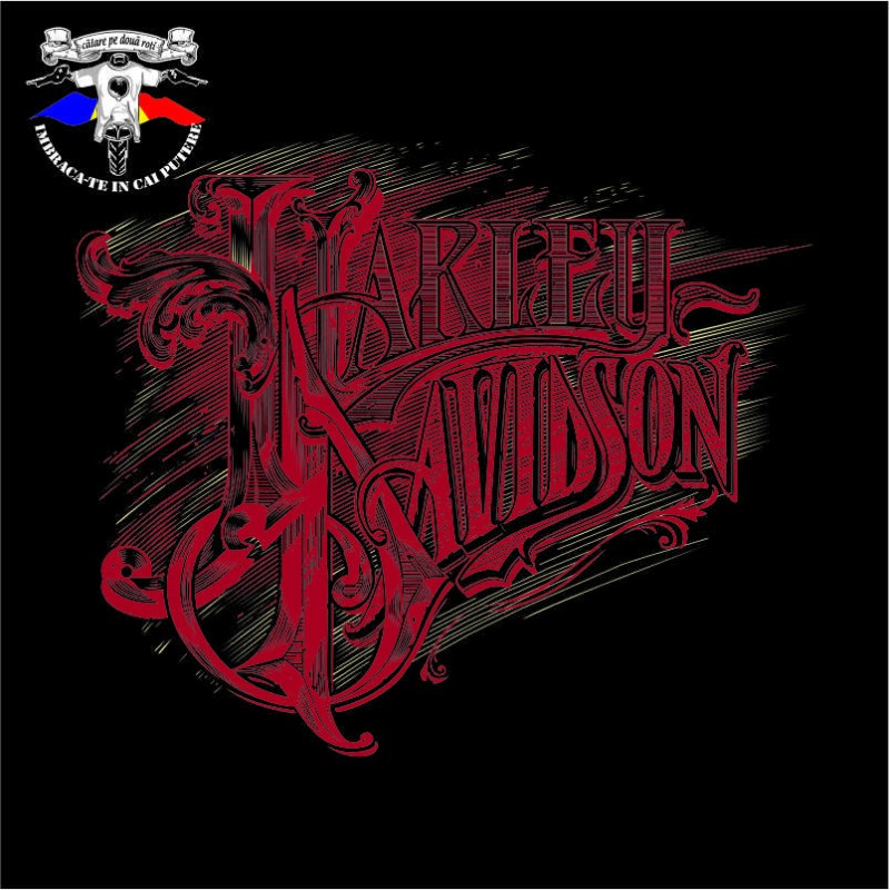 detaliu tricou harley davidson 1