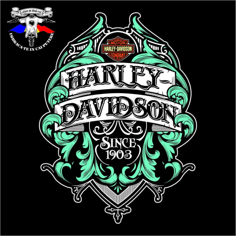 detaliu tricou harley davidson 4