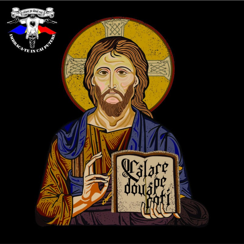 detaliu tricou god's words