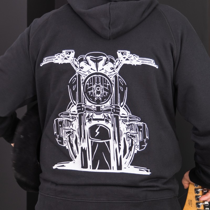 Hanorac broderie"Custom Motorcycle"