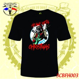 Exemplut tricou personalizat Heavy metal  BFH Christmas motociclete craciun