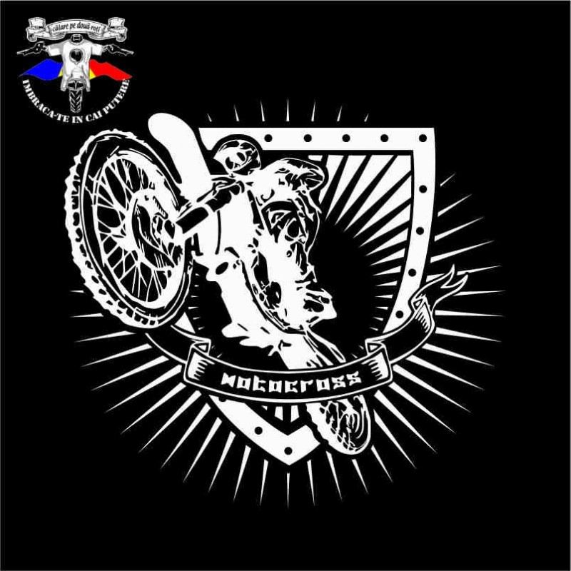 detaliu tricou motocross