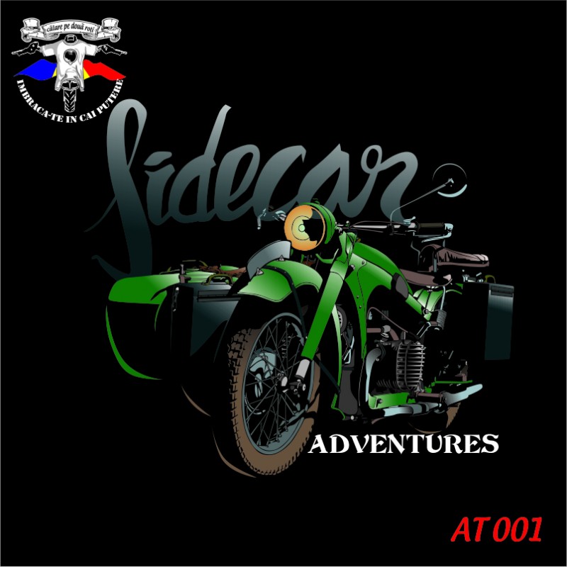 Body Bebe "Sidecar adventures" personalizat printat dtg