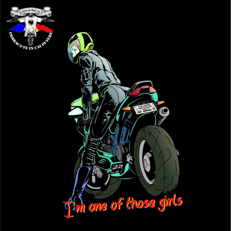 detaliu tricou I'm one of those girls 2
