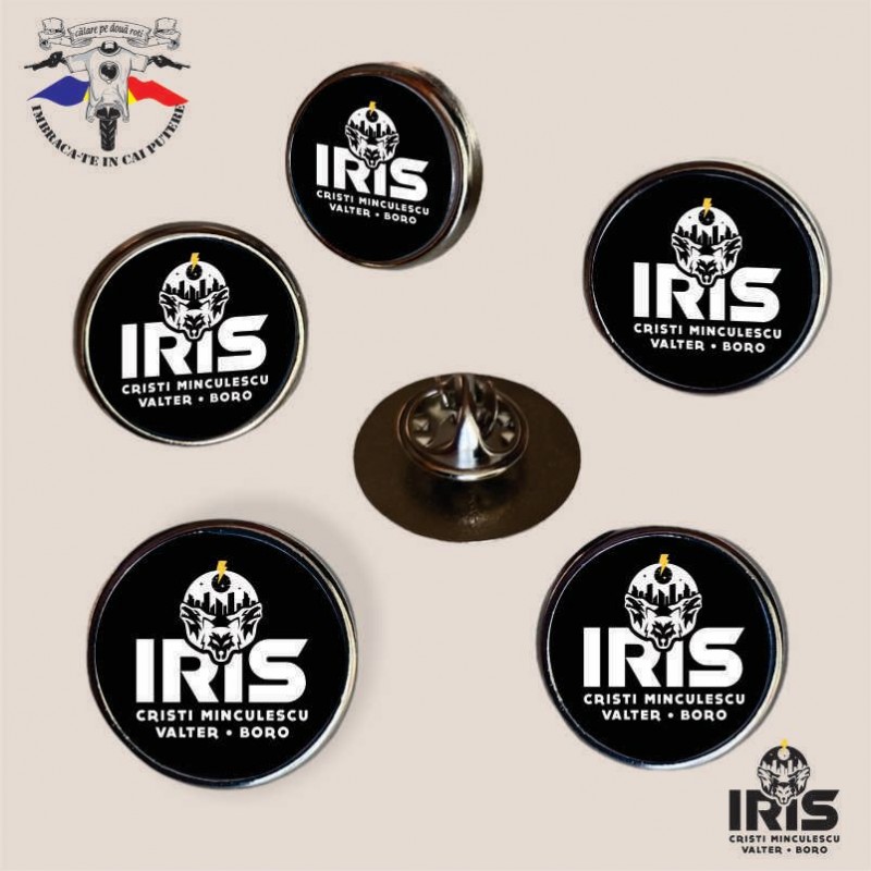 Insigna personalizat Iris