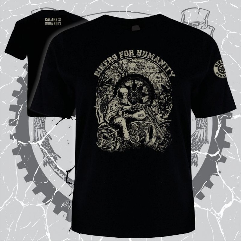tricou grafica noua Bikers for humnity