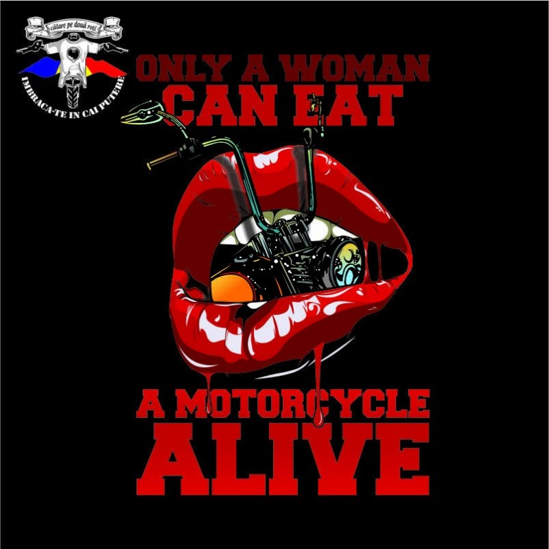 detaliu tricou only a woman