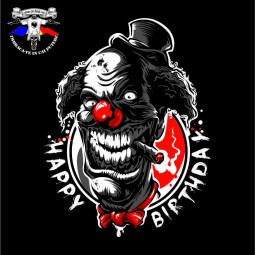 detaliu tricou happy birthday