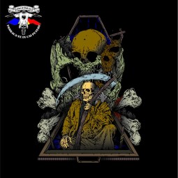 tricou negru the reaper