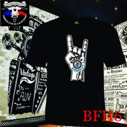 Tricou personalizat dtg Bikers for Humanity "rock and roll"