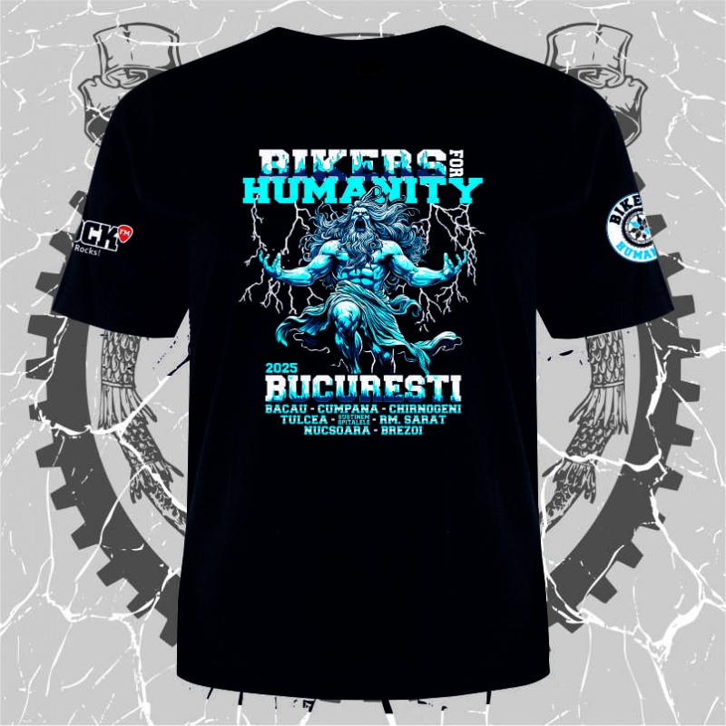 Tricou nou Bikers for humanity