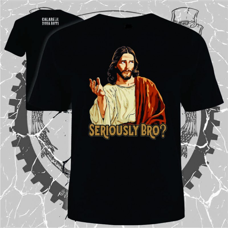 Tricou personalizat calare pe doua roti, isus