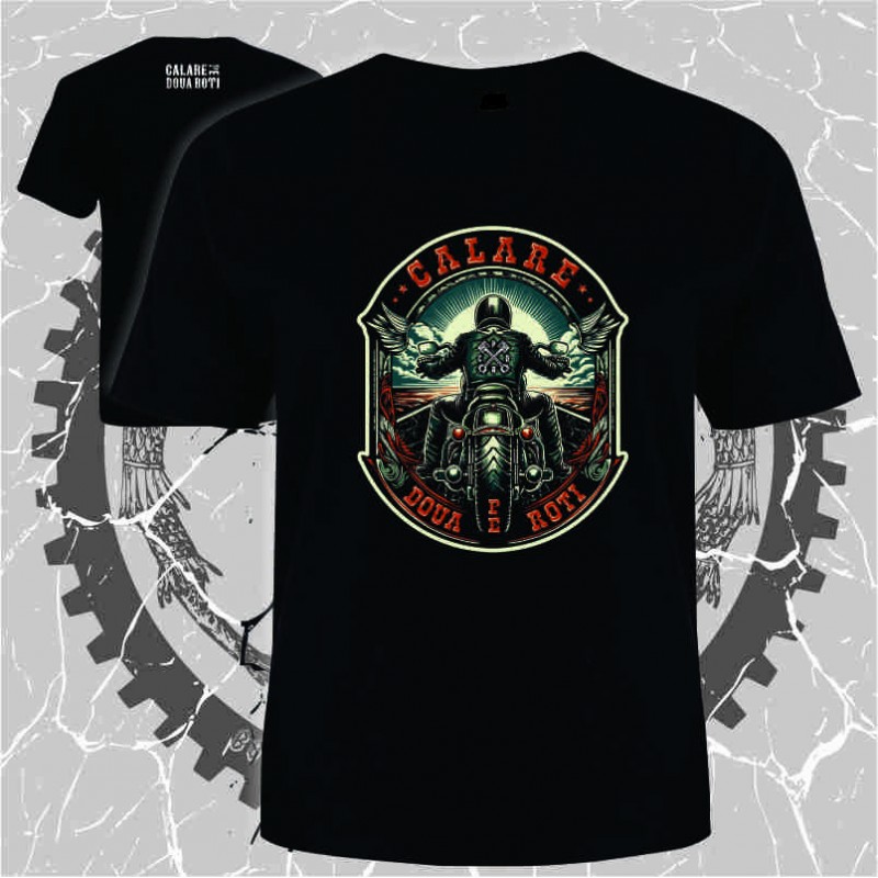 Tricou calare pe doua roti